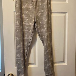 Pink! Active Camo Logo Joggers Large